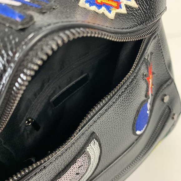 Dream Control Mini Black Backpack Girl Power Patches Cute Goth Anime Cosplay - Picture 8 of 16